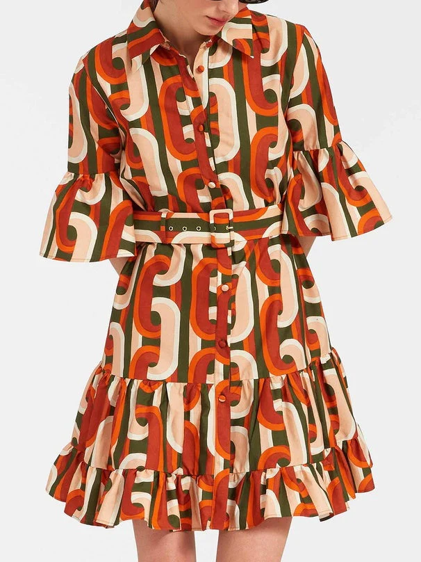 Elegant Sassy Dropped waist Mini Dress - Image 4