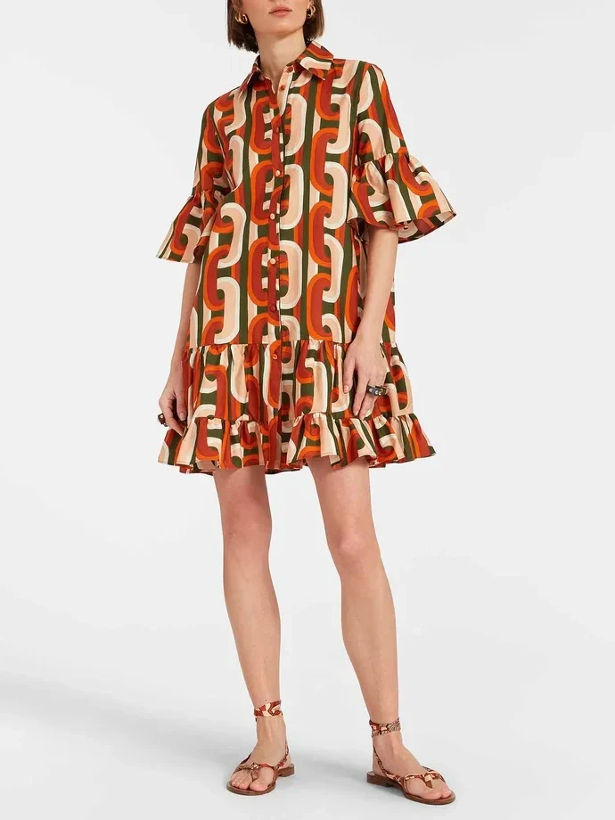 Elegant Sassy Dropped waist Mini Dress - Image 5