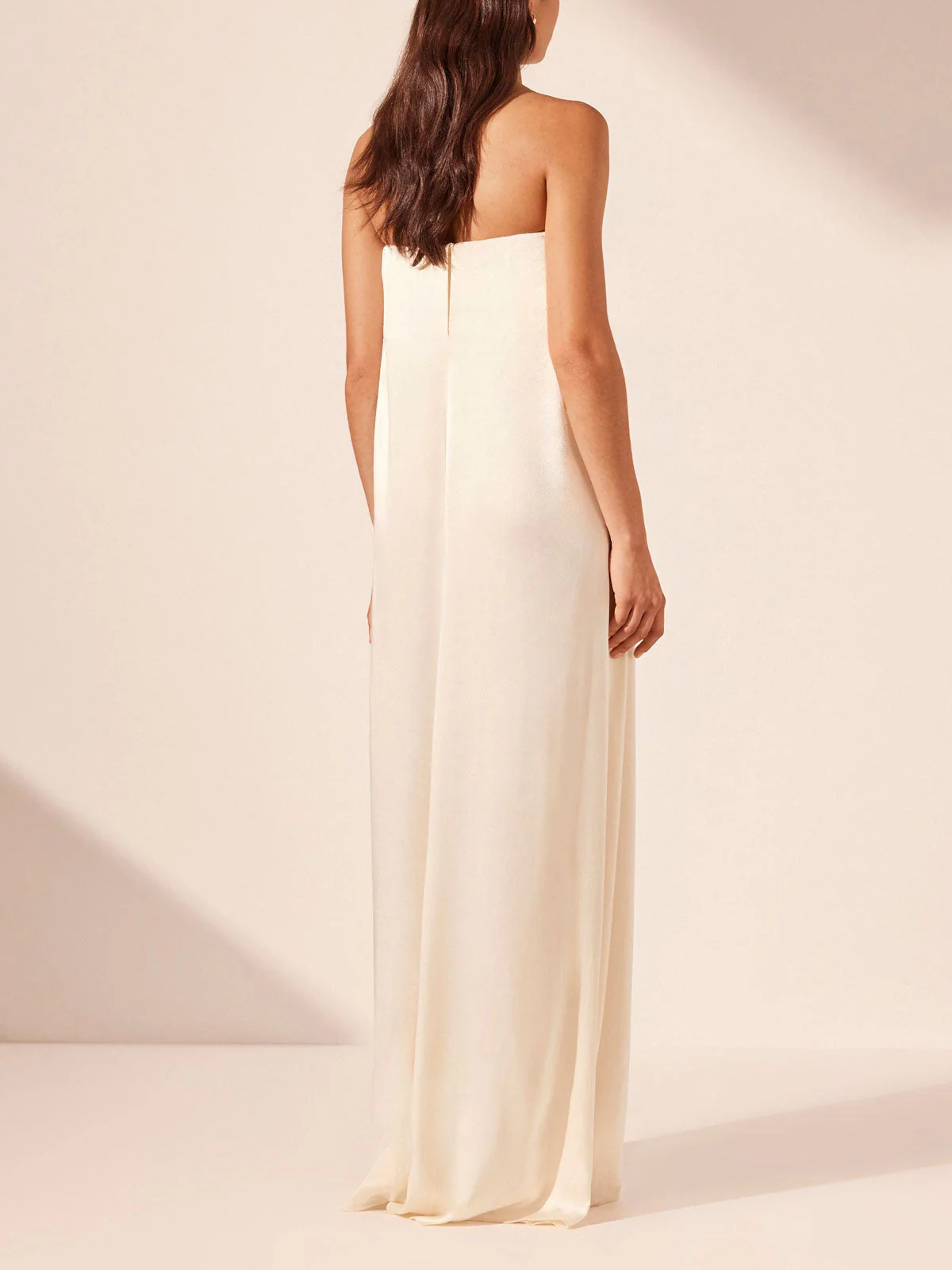 Elegant Satin Evening Gown Maxi Dress - Image 4