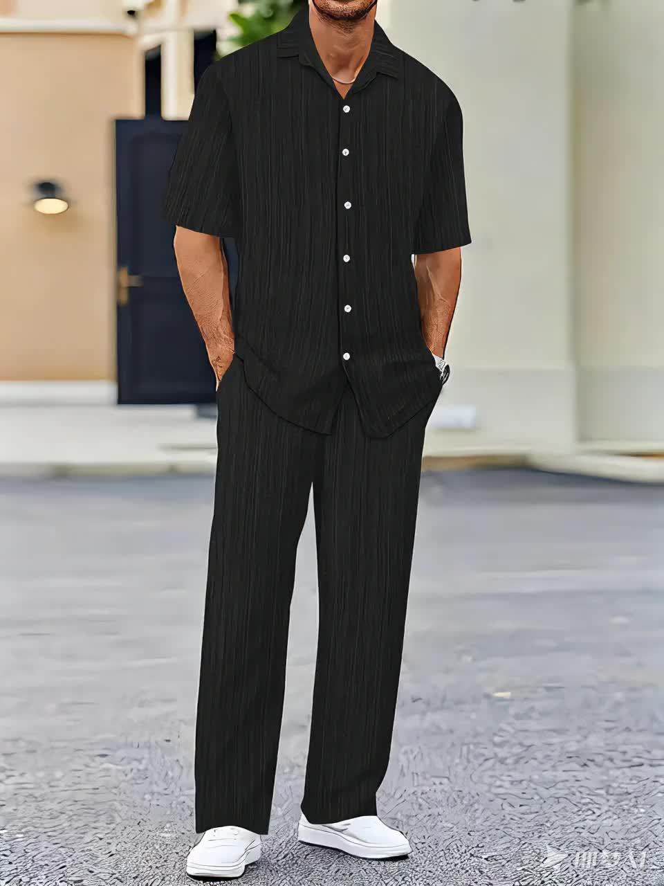 Elias Striped Two-Piece Summer Set - Image 15