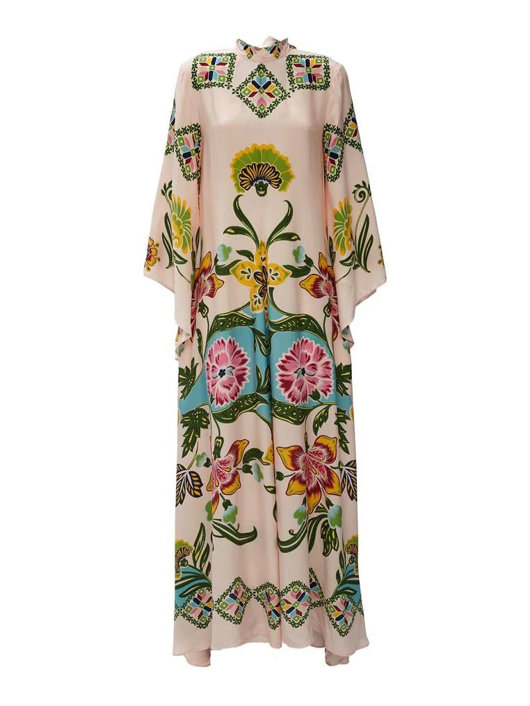 Exquisite Sunshine Floral Print Flowing Maxi Dress - Image 3