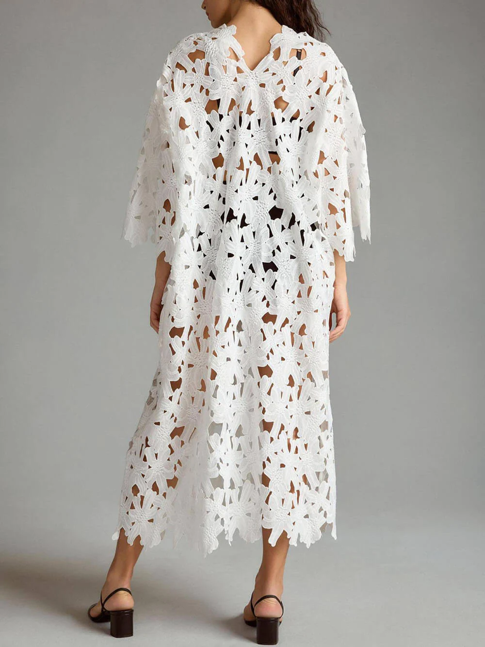 Cover Up Lace Beach Midi Dress - Image 3