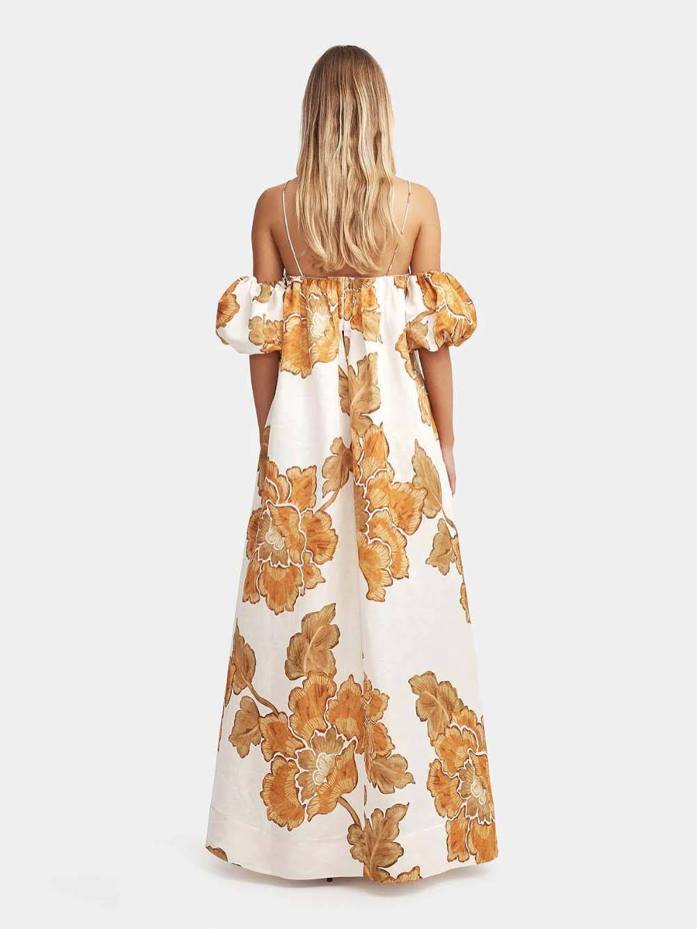 Floral Print Sling Dress - Image 4