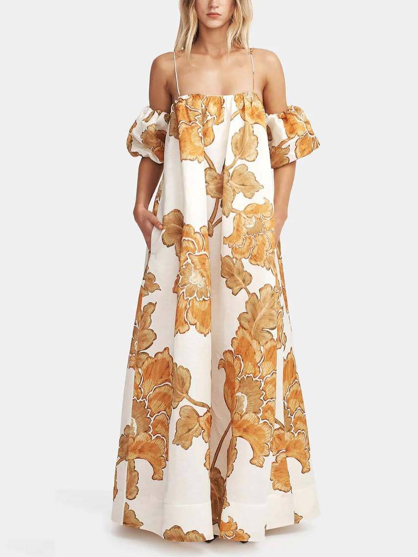 Floral Print Sling Dress - Image 5