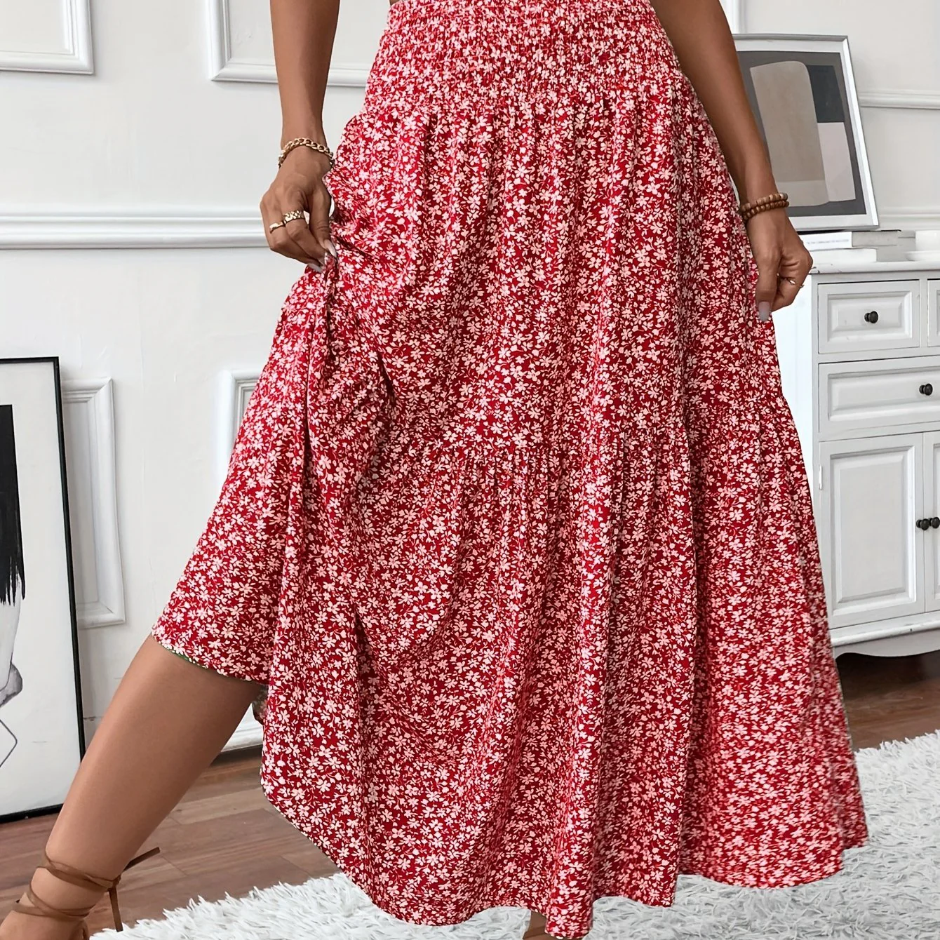 Elena Ditsy Floral Skirt - Image 17