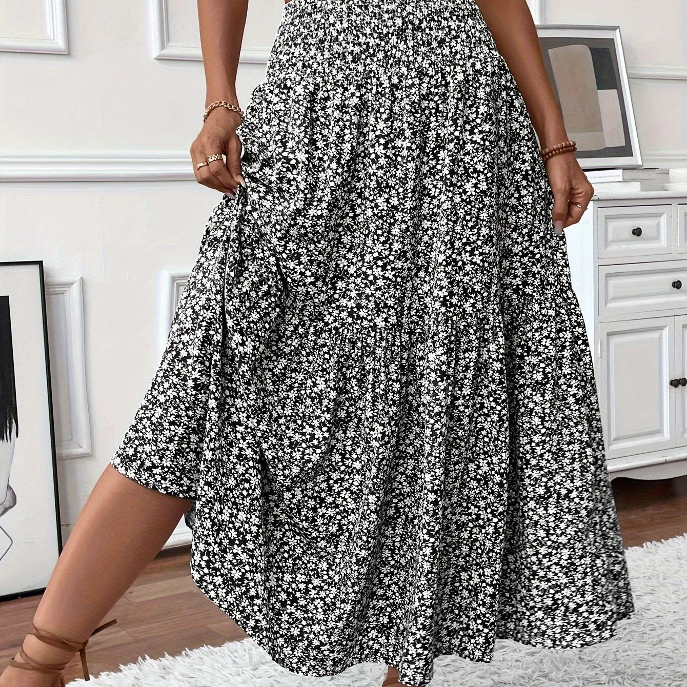 Elena Ditsy Floral Skirt - Image 19