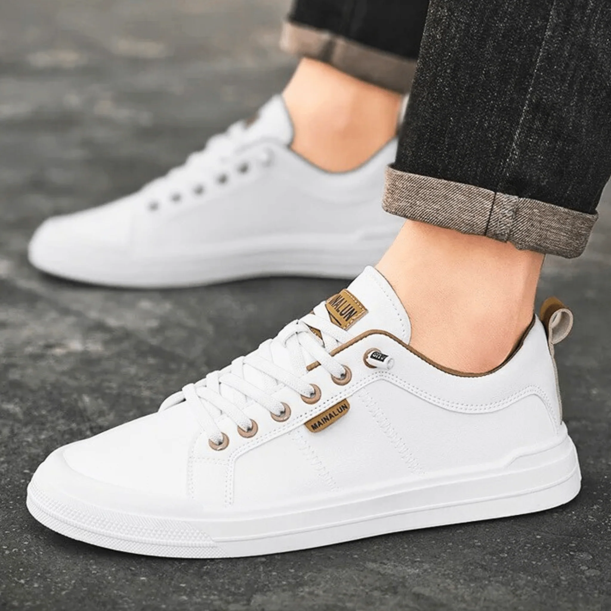 HARRINGTON LEATHER TRAINERS - Image 3