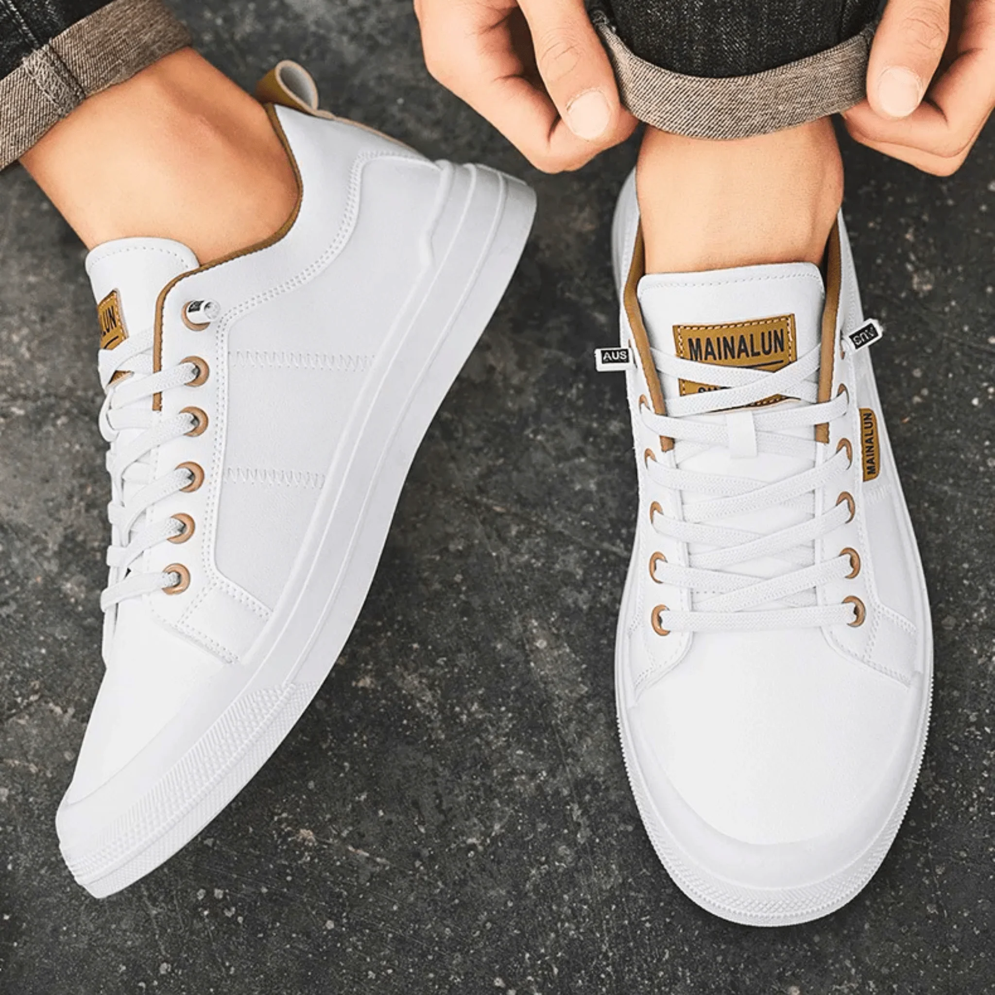 HARRINGTON LEATHER TRAINERS - Image 5