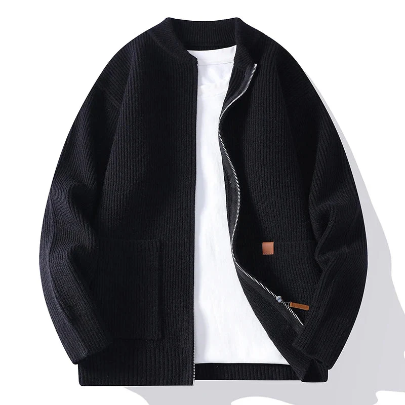 HENLEY MERINO FLEECE JACKET - Image 4