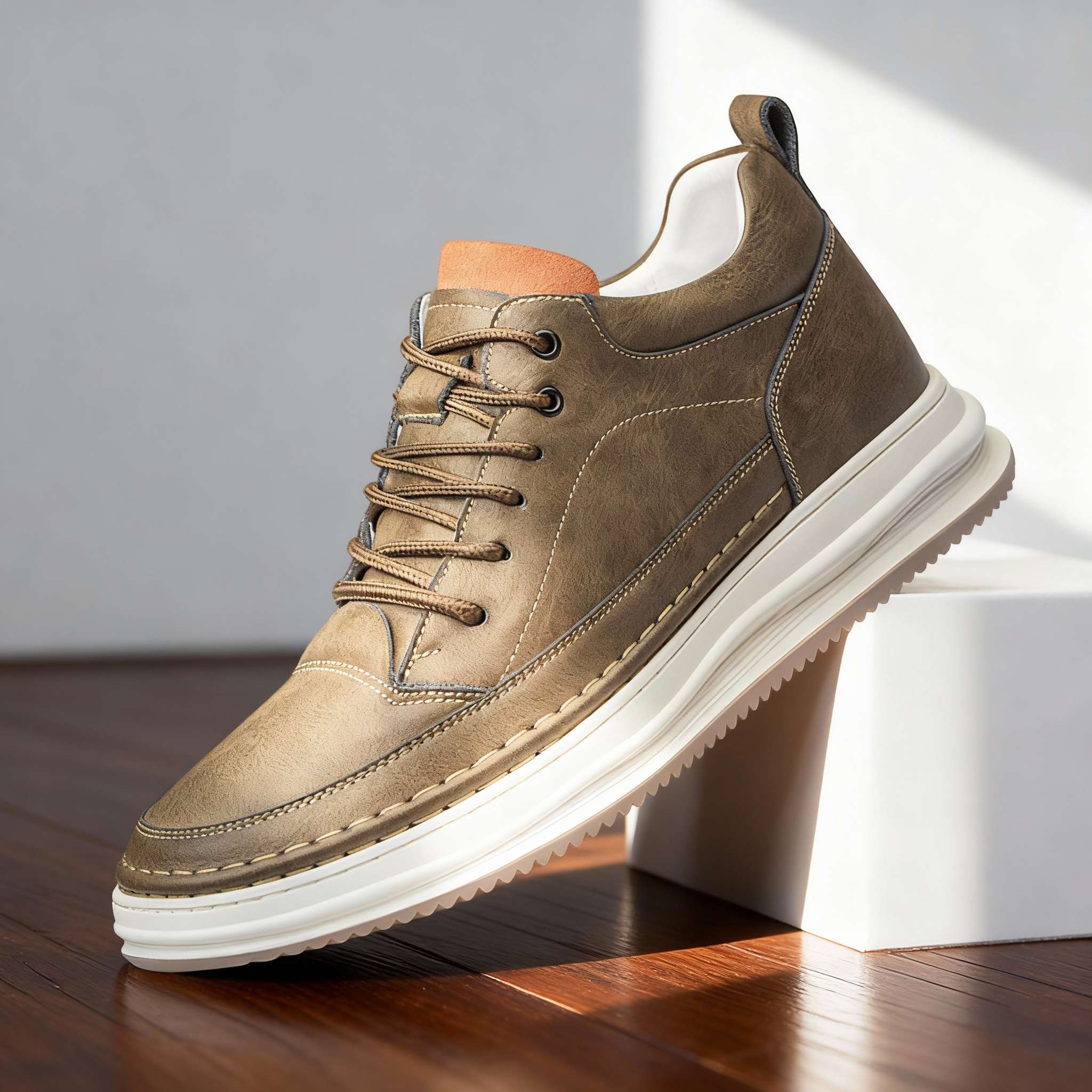 HENRY BLAKE LEATHER SNEAKERS - Image 3