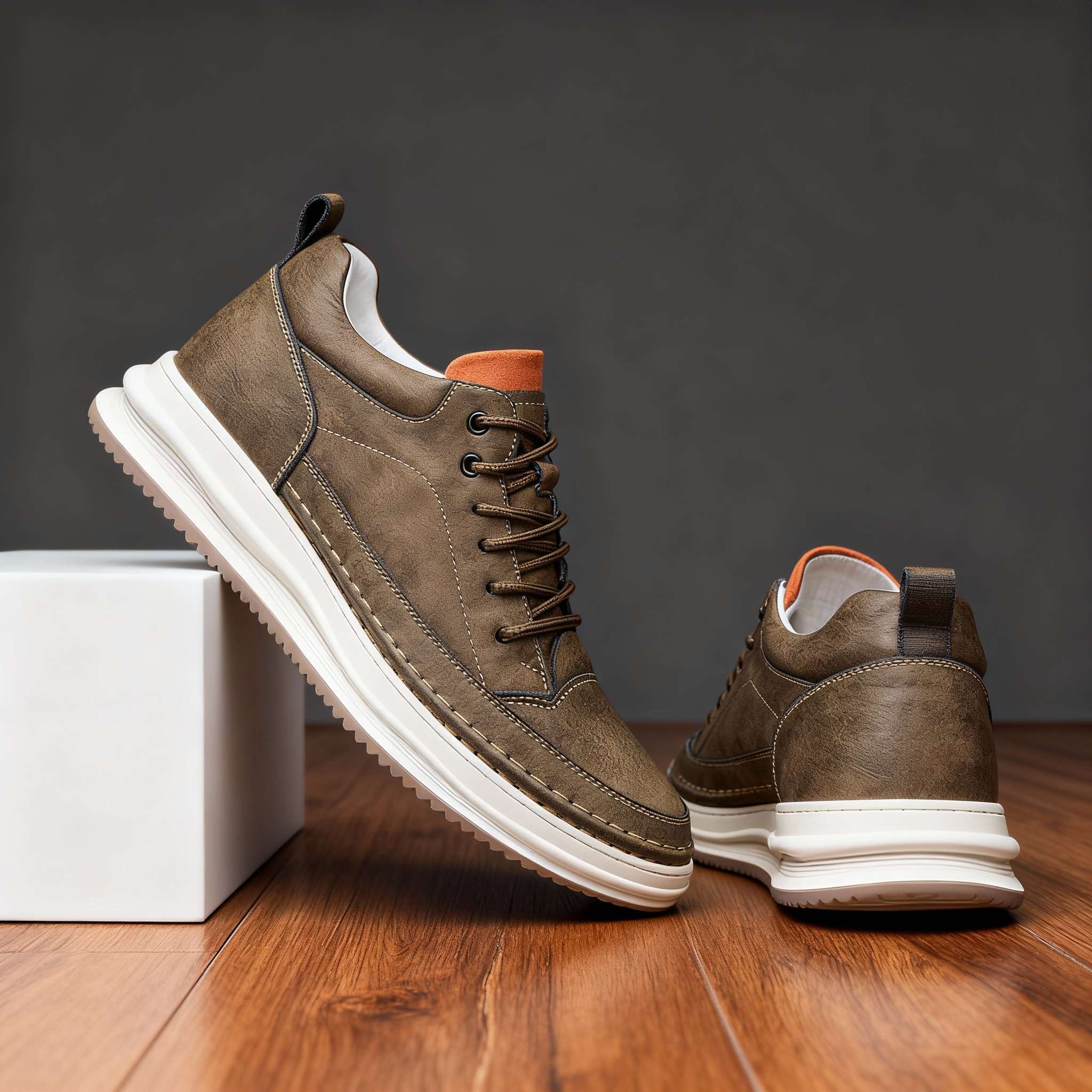 HENRY BLAKE LEATHER SNEAKERS - Image 5