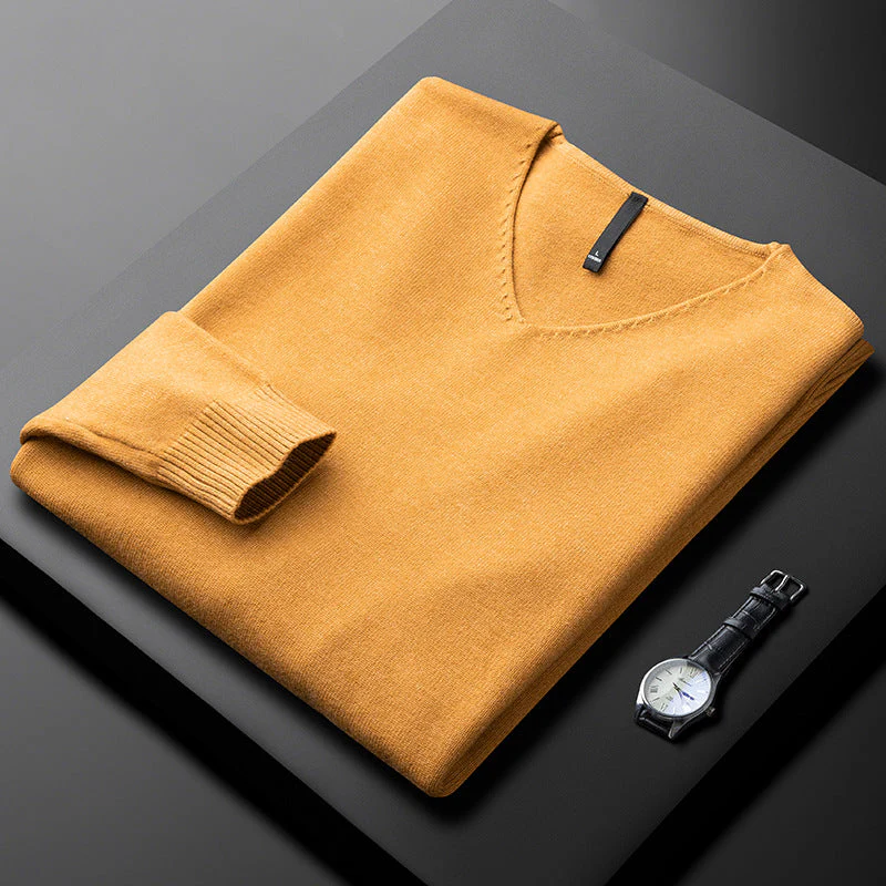 HUXFORD CASHMERE V-NECK - Image 2