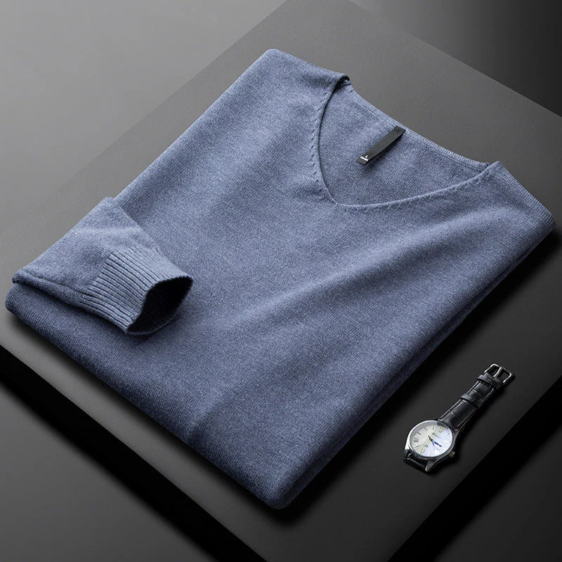 HUXFORD CASHMERE V-NECK - Image 3