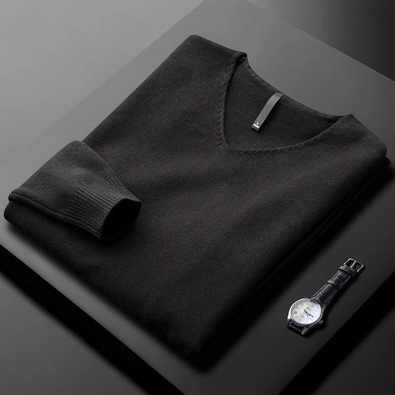 HUXFORD CASHMERE V-NECK - Image 4