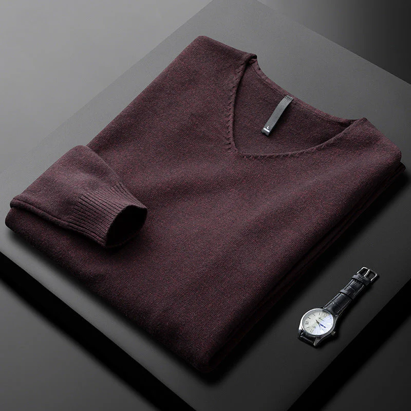 HUXFORD CASHMERE V-NECK - Image 5