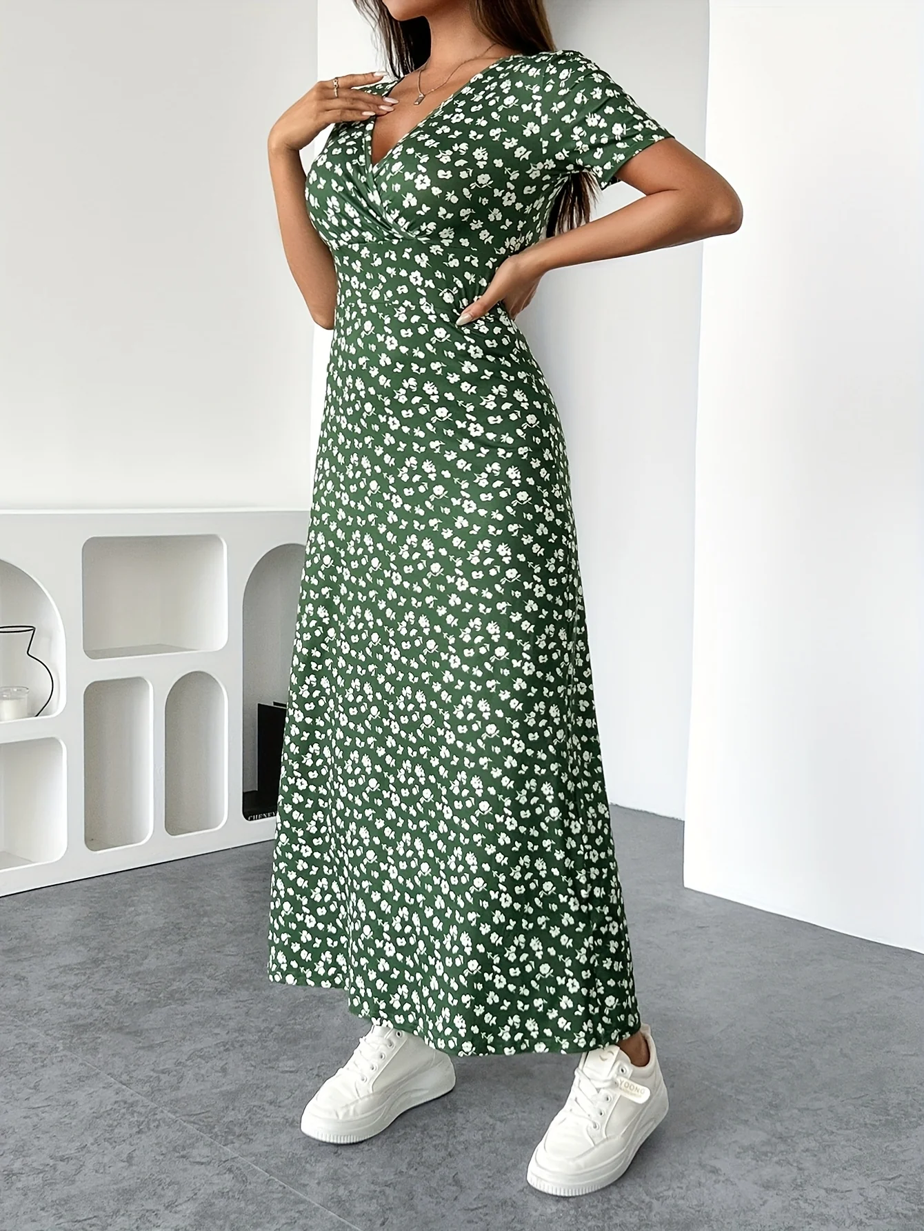 Isla Ruffle Knit Dress - Image 6