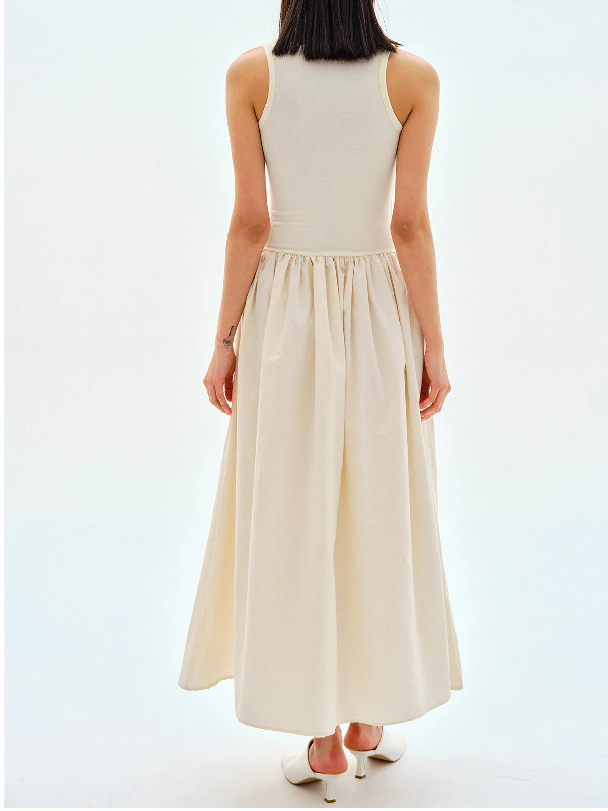 Leisure Crew Neck Long Dress - Image 11