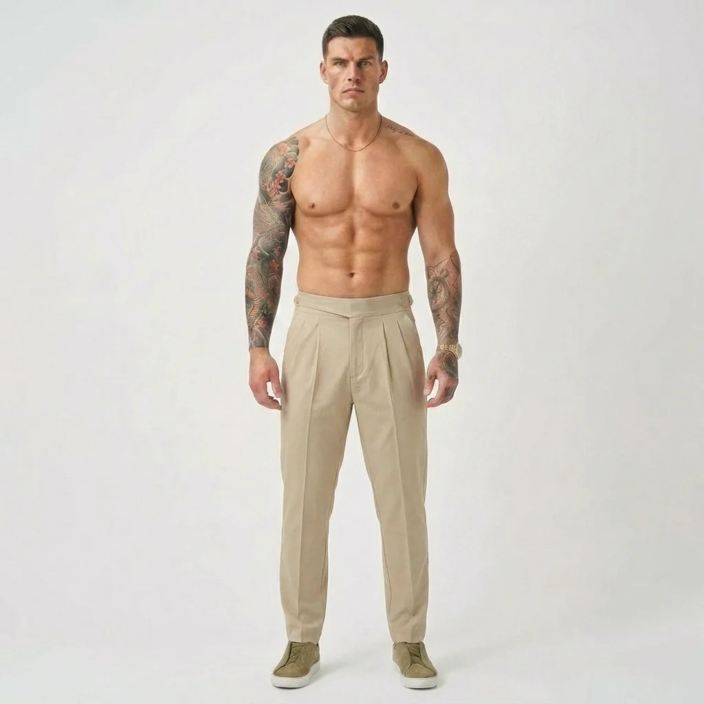 Lockhart Trousers - Cream - Image 3