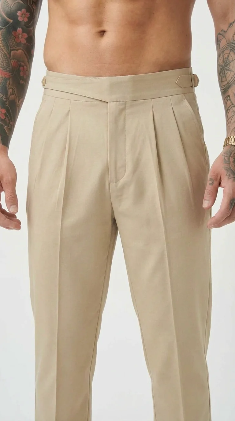 Lockhart Trousers - Cream - Image 4