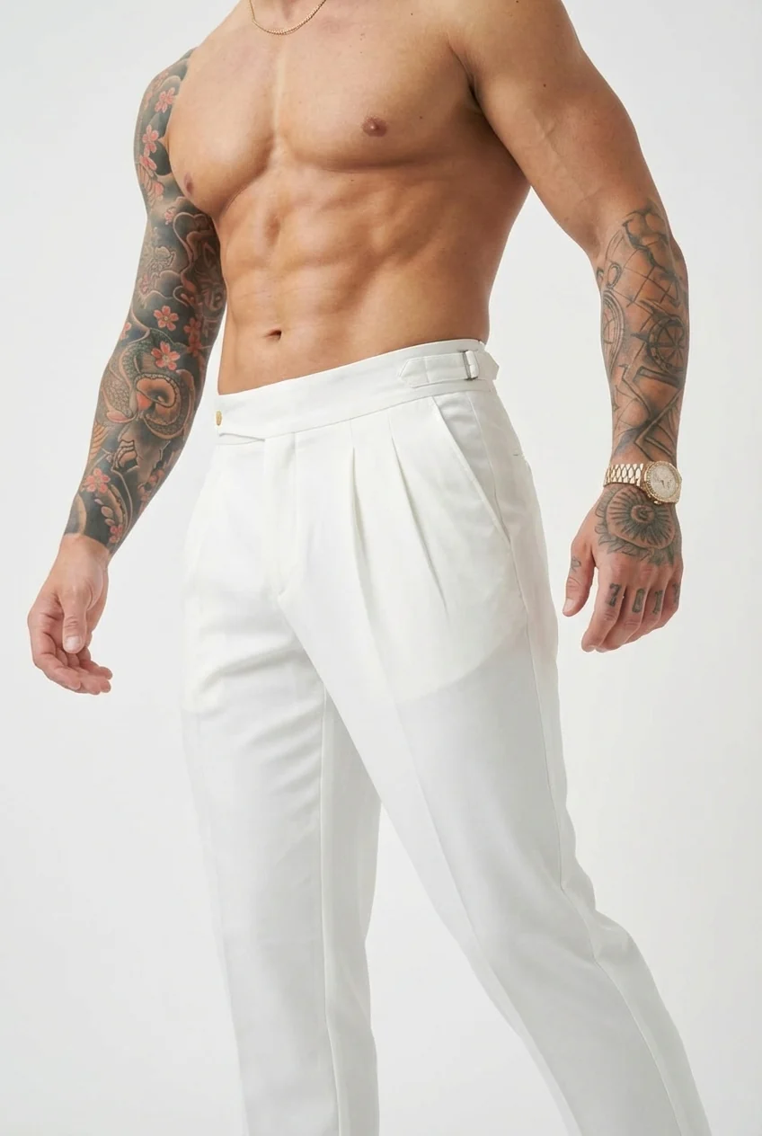 Lockhart Trousers - White - Image 2