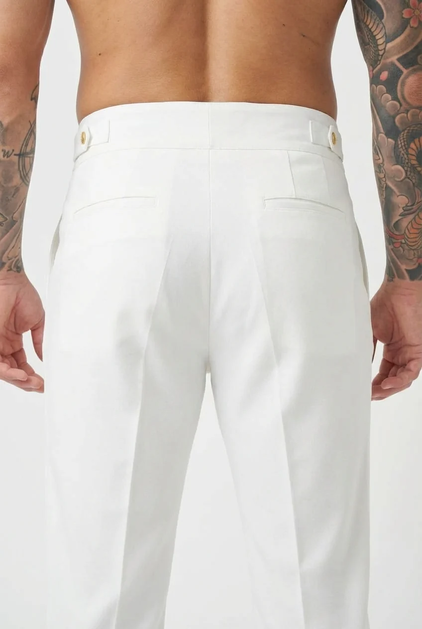 Lockhart Trousers - White - Image 4
