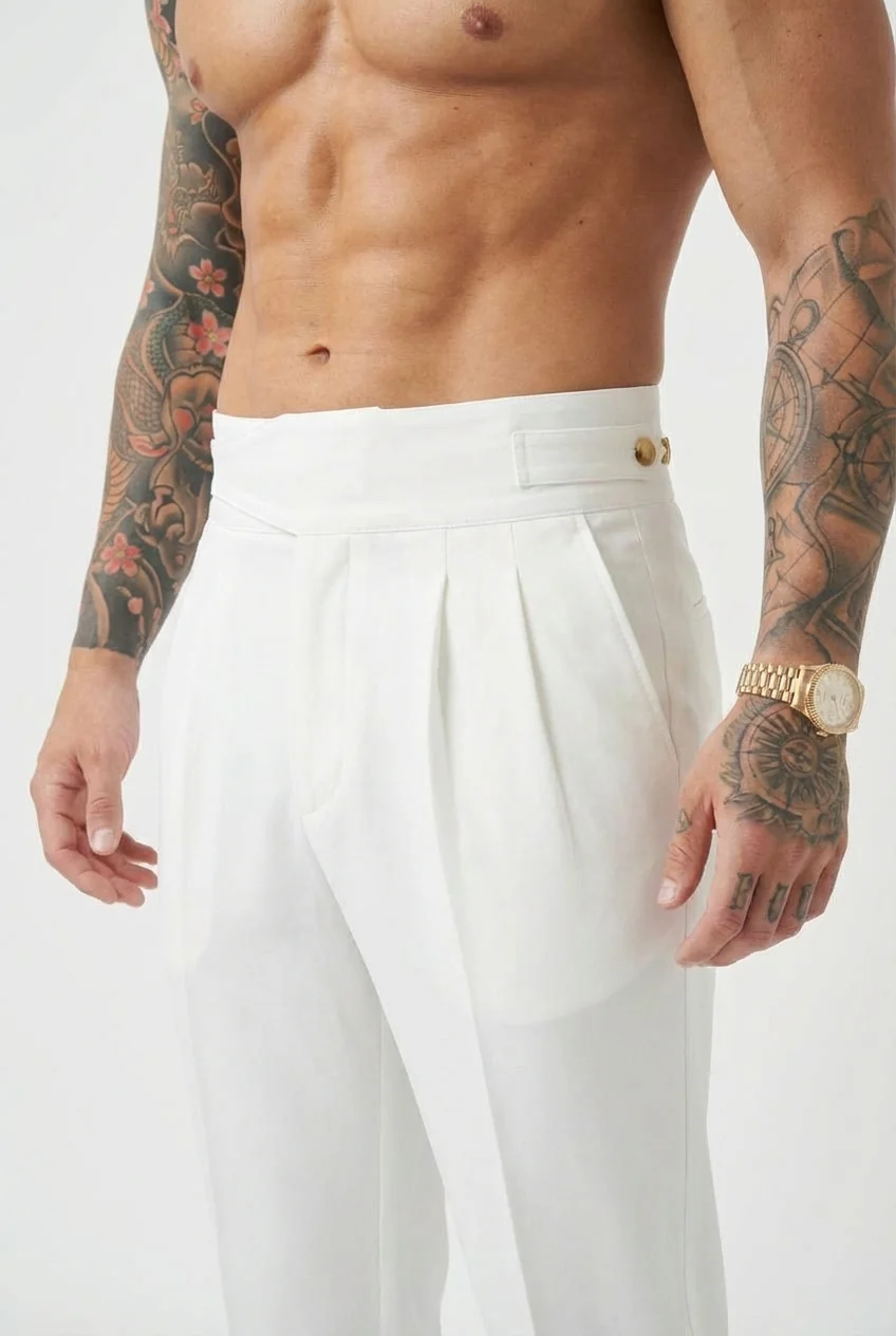 Lockhart Trousers - White - Image 5