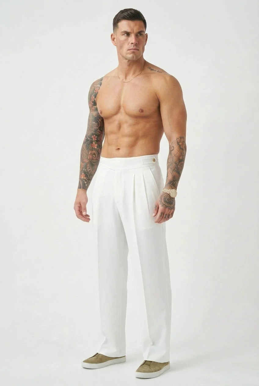 Lockhart Trousers - White - Image 6