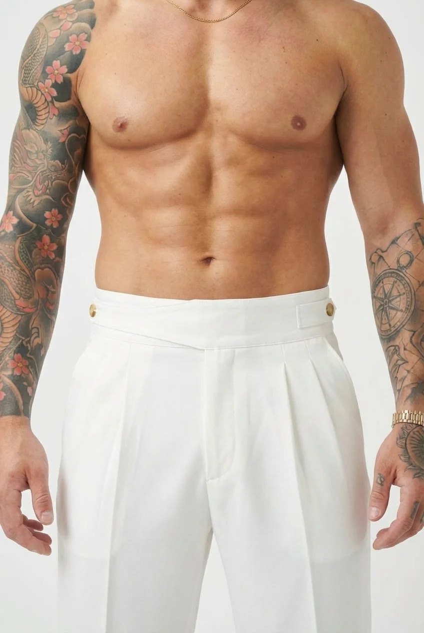 Lockhart Trousers - White - Image 7