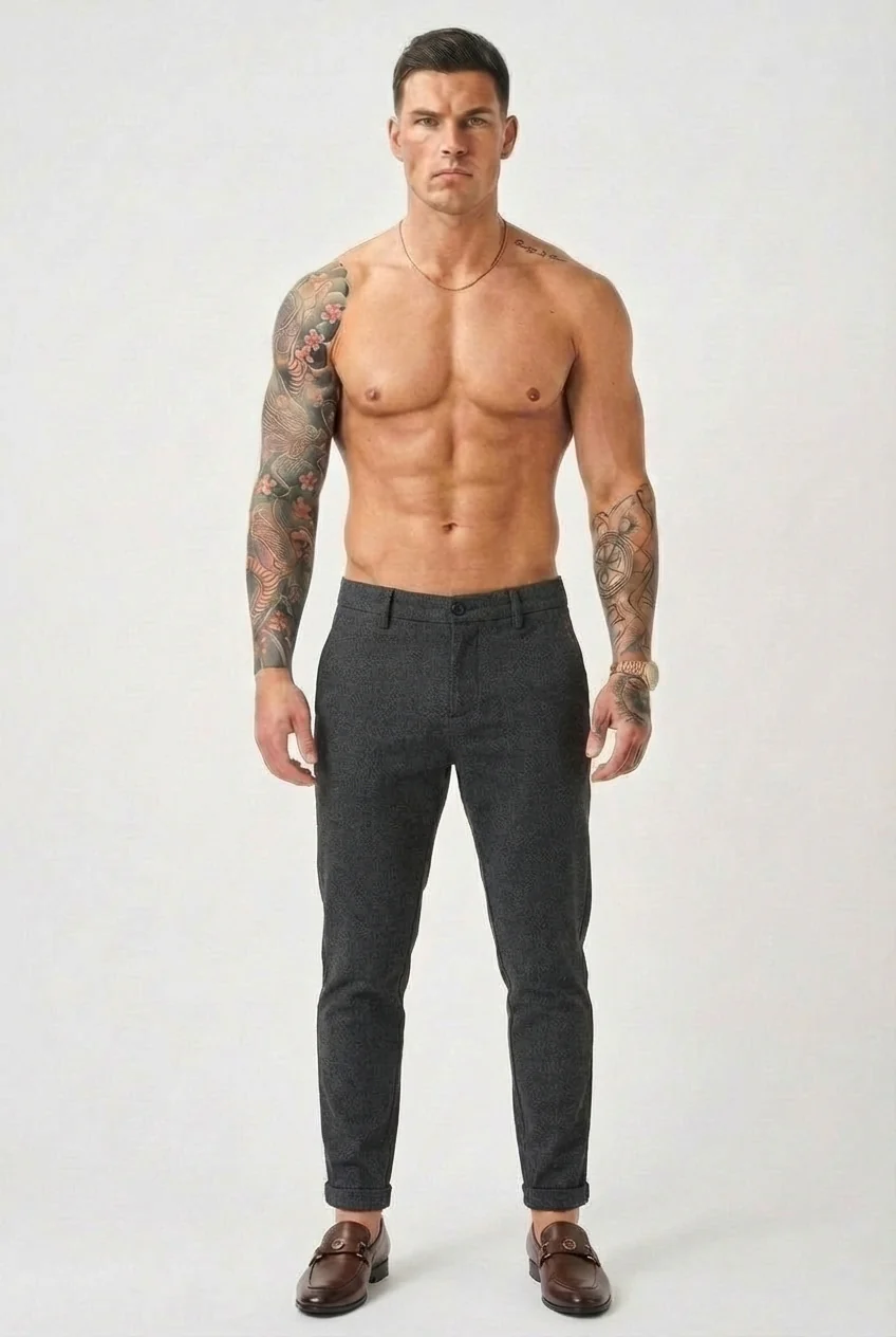 Luca Slim Fit Pants - Black - Image 2
