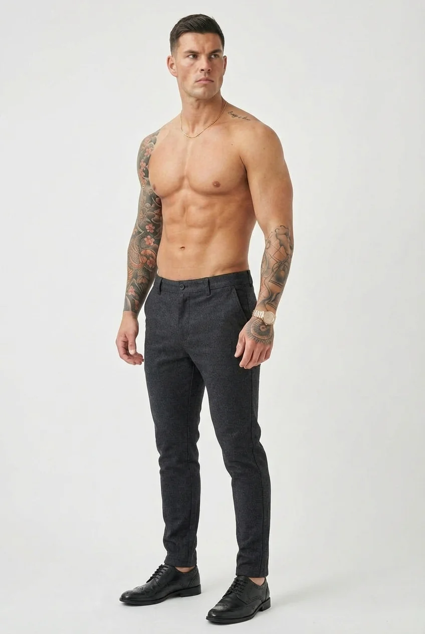 Luca Slim Fit Pants - Blue - Image 4