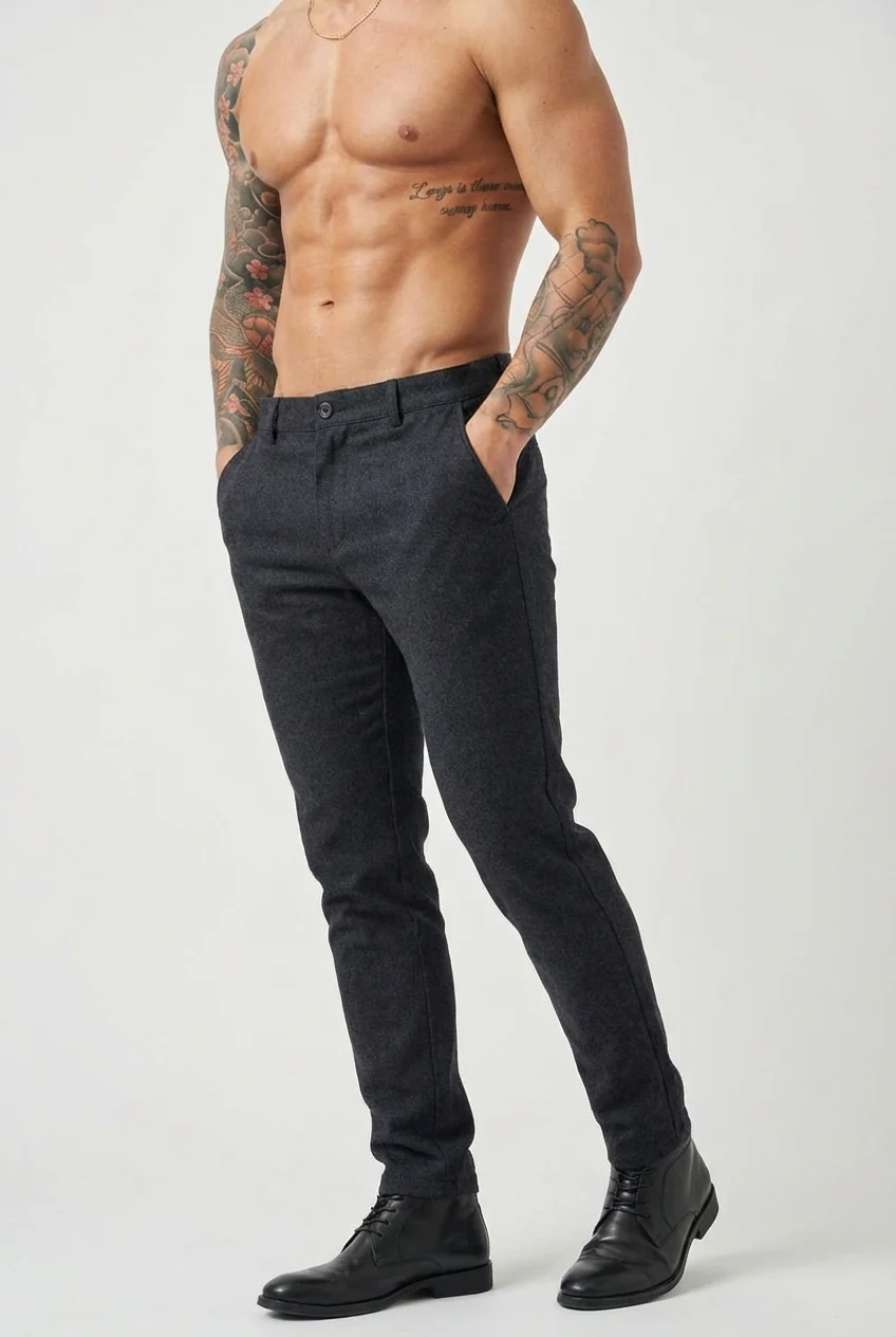 Luca Slim Fit Pants - Blue - Image 5