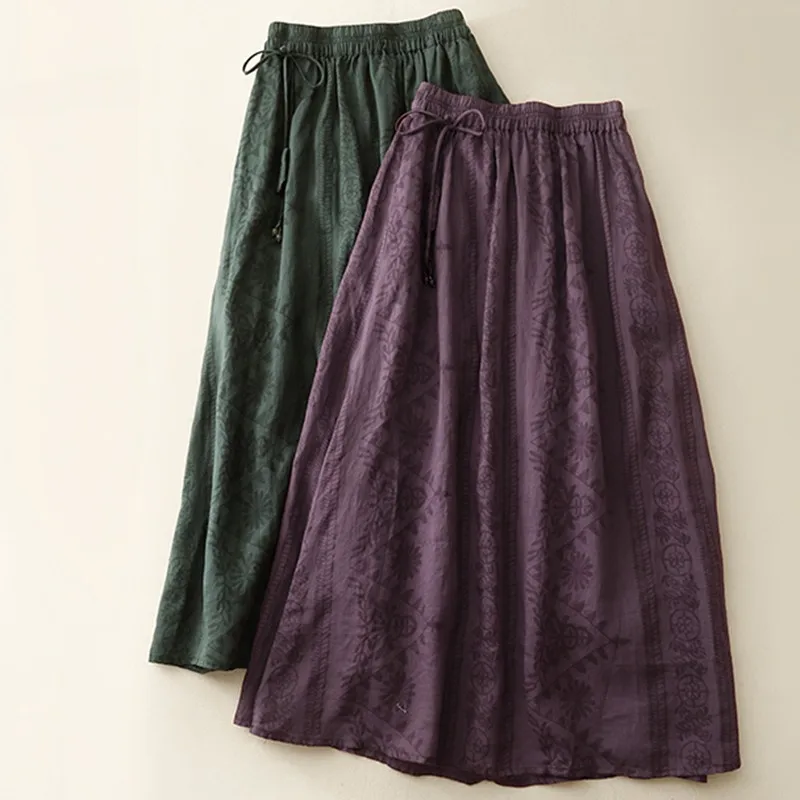 MARGAUX FLORAL MIDI SKIRT - Image 3
