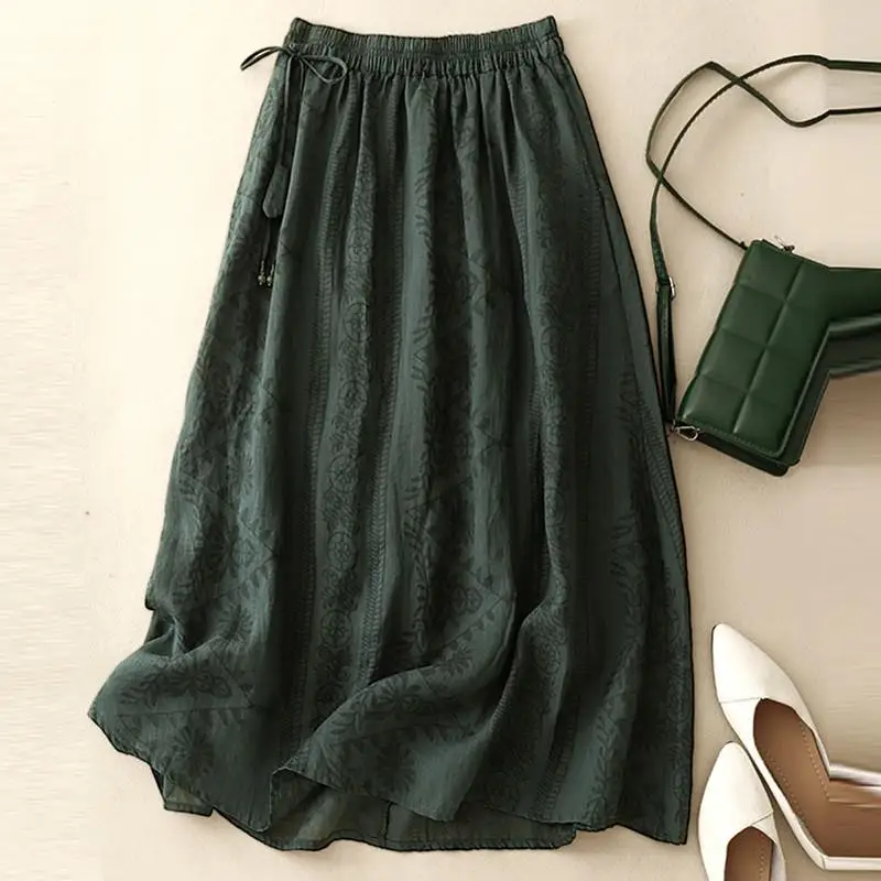 MARGAUX FLORAL MIDI SKIRT - Image 8