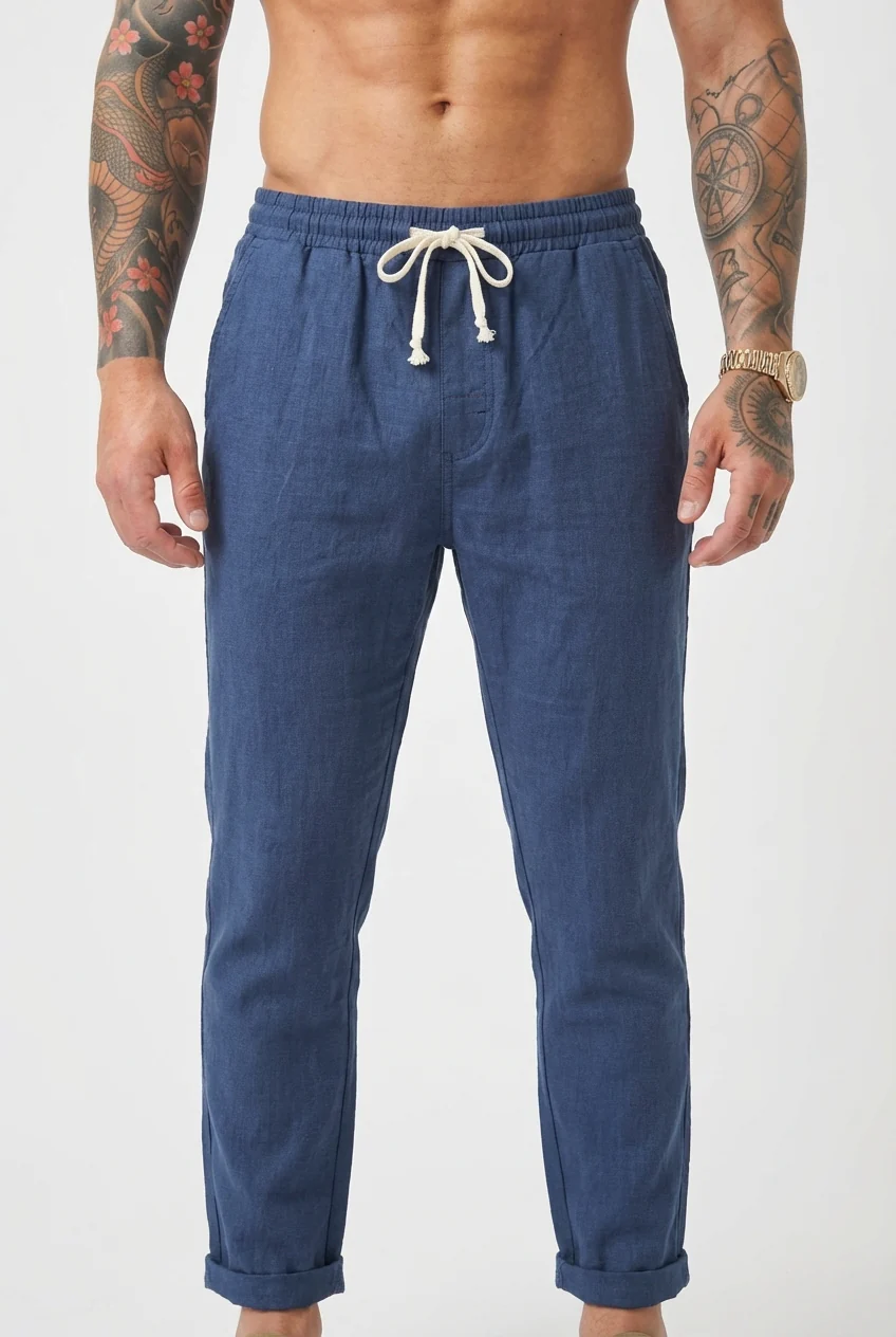 Massimo Linen Trousers - Image 3