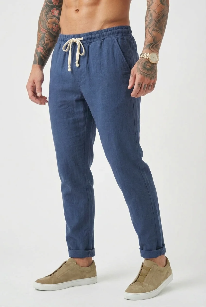 Massimo Linen Trousers - Image 5