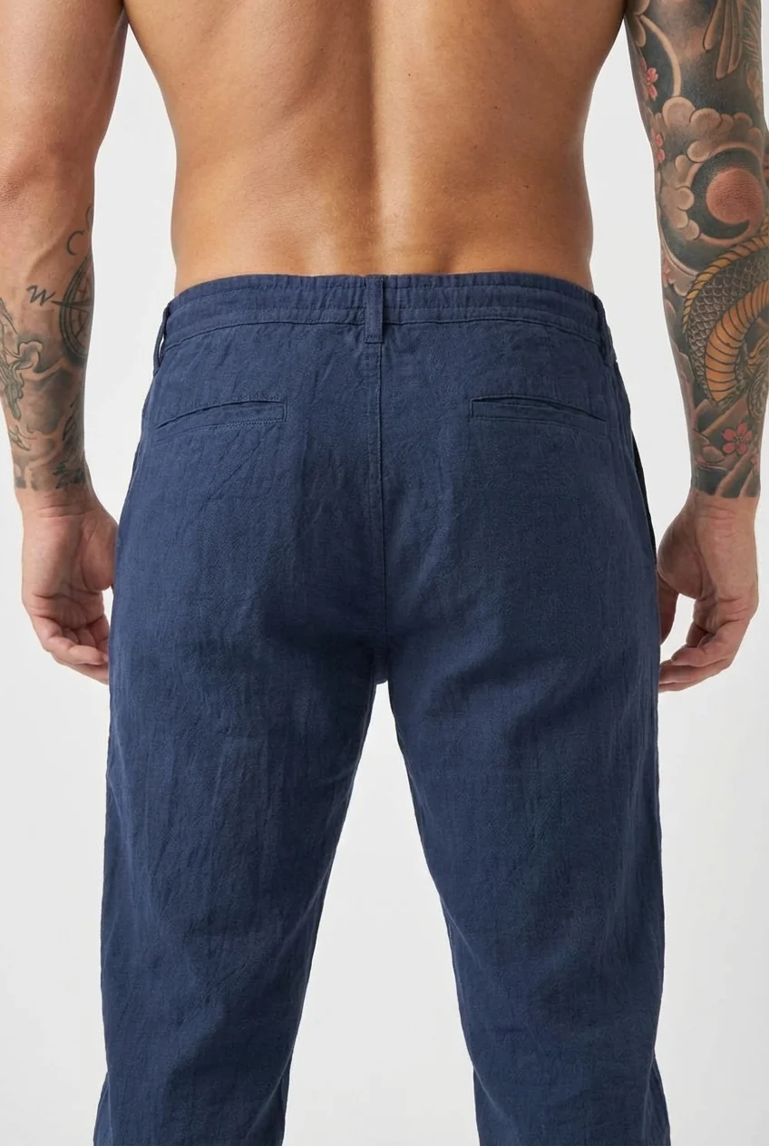 Massimo Linen Trousers - Image 6