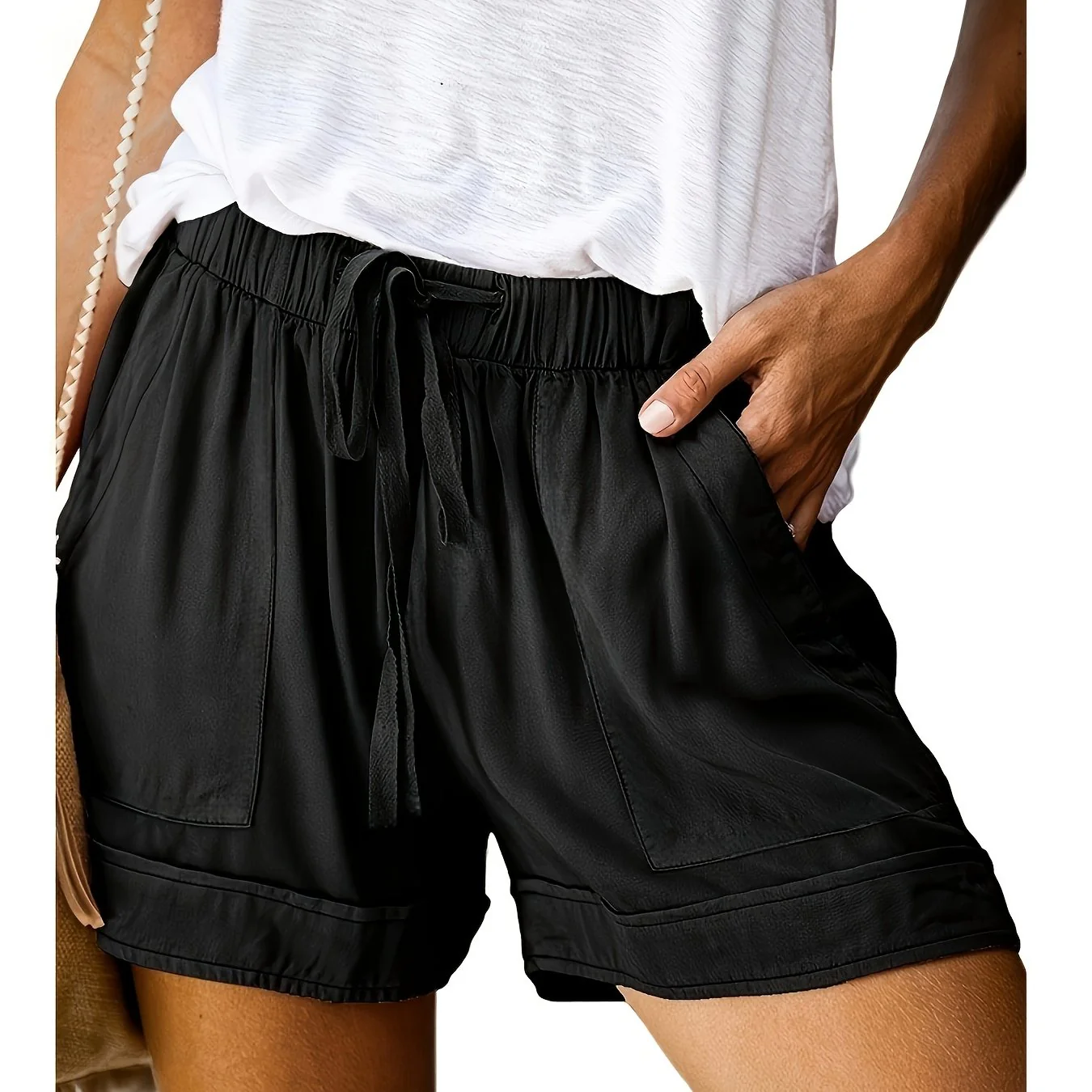 Maya Relaxed Drawstring Shorts - Image 13
