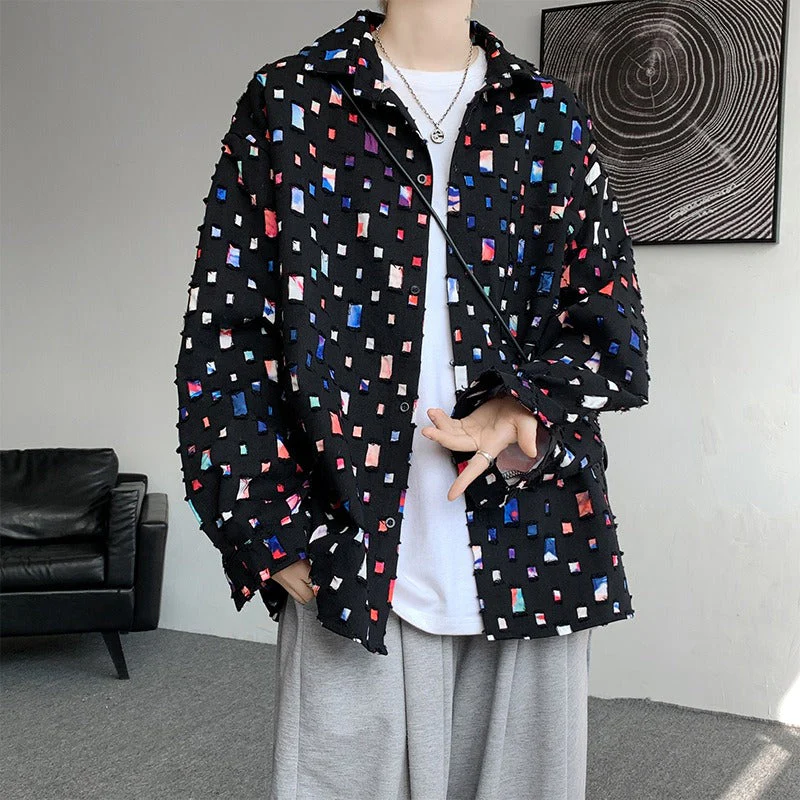 MOSAIC HEAVY BUTTONED JACKET - Image 2