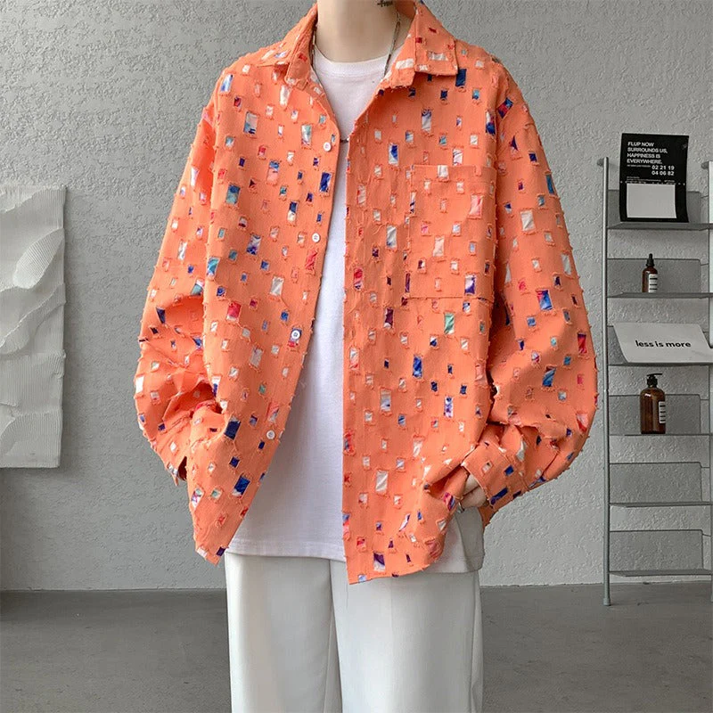 MOSAIC HEAVY BUTTONED JACKET - Image 4