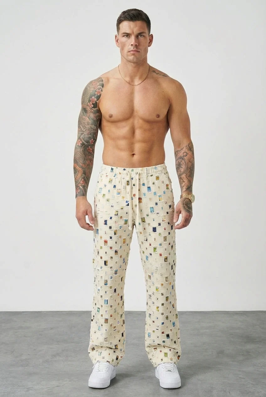 Mosaic Straight Fit Pants - Image 3