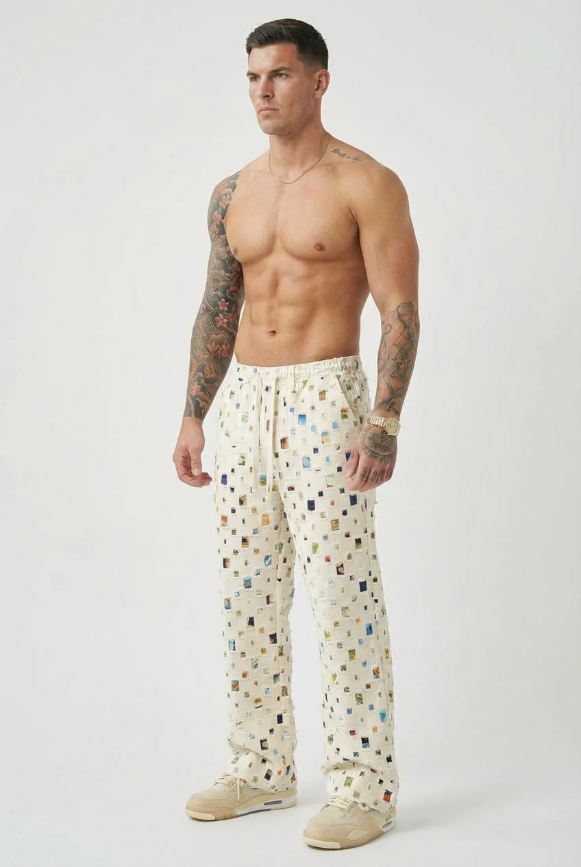 Mosaic Straight Fit Pants - Image 4