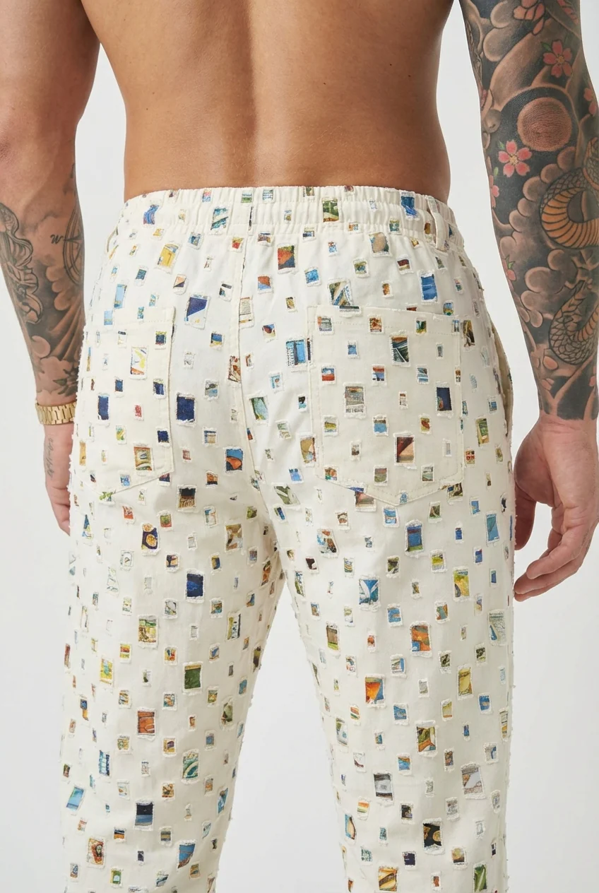 Mosaic Straight Fit Pants - Image 5