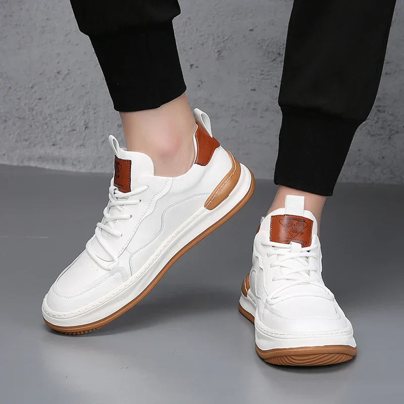 Noble Italiana Genuine Leather Trainers - Image 13