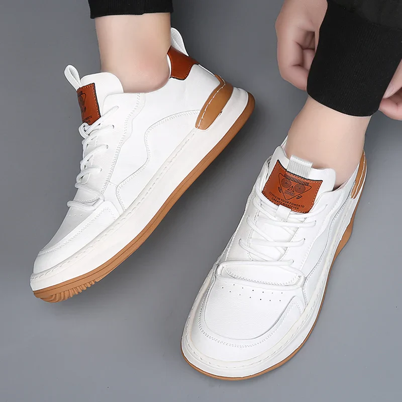 Noble Italiana Genuine Leather Trainers - Image 14