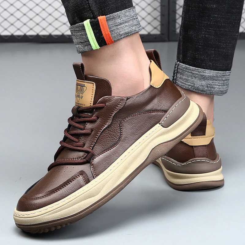 Noble Italiana Genuine Leather Trainers - Image 21