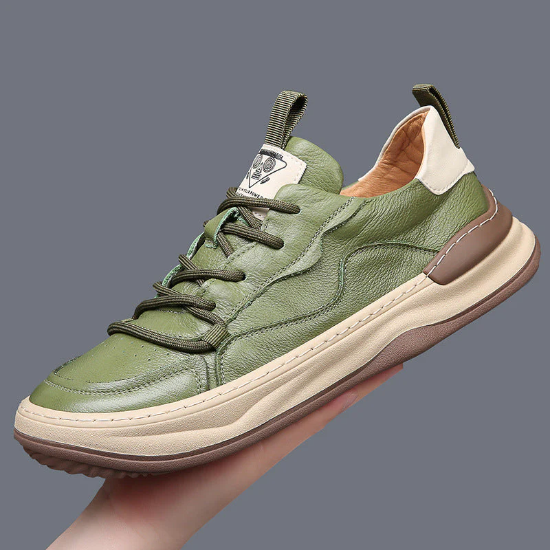 Noble Italiana Genuine Leather Trainers - Image 3