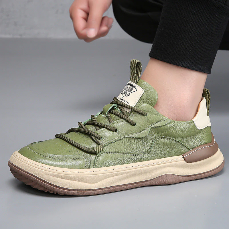 Noble Italiana Genuine Leather Trainers - Image 5