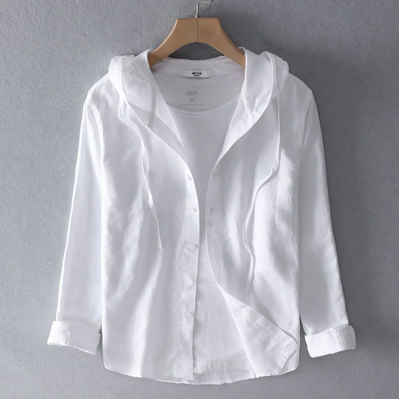 Nova Linen Hoodie - Image 6