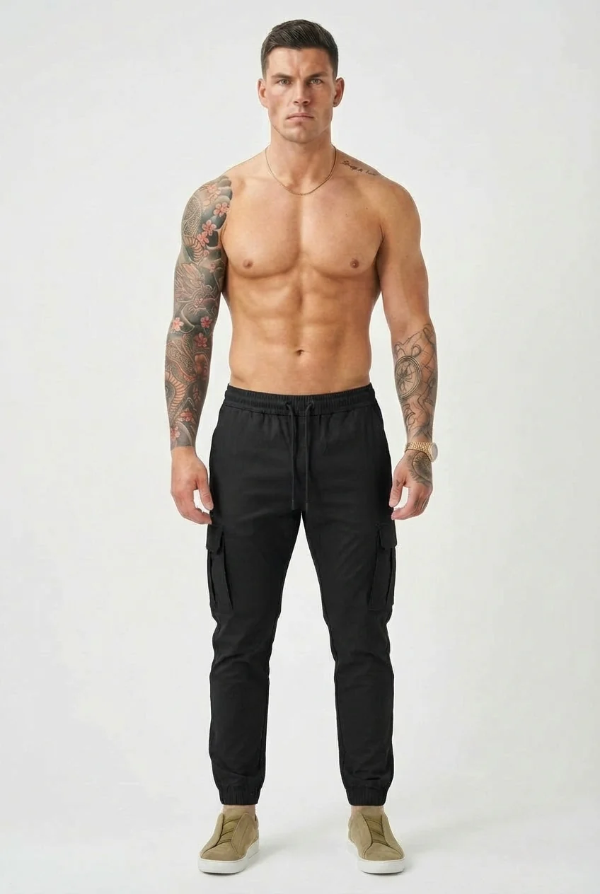 Olympus Cargo Jogger - Black - Image 2