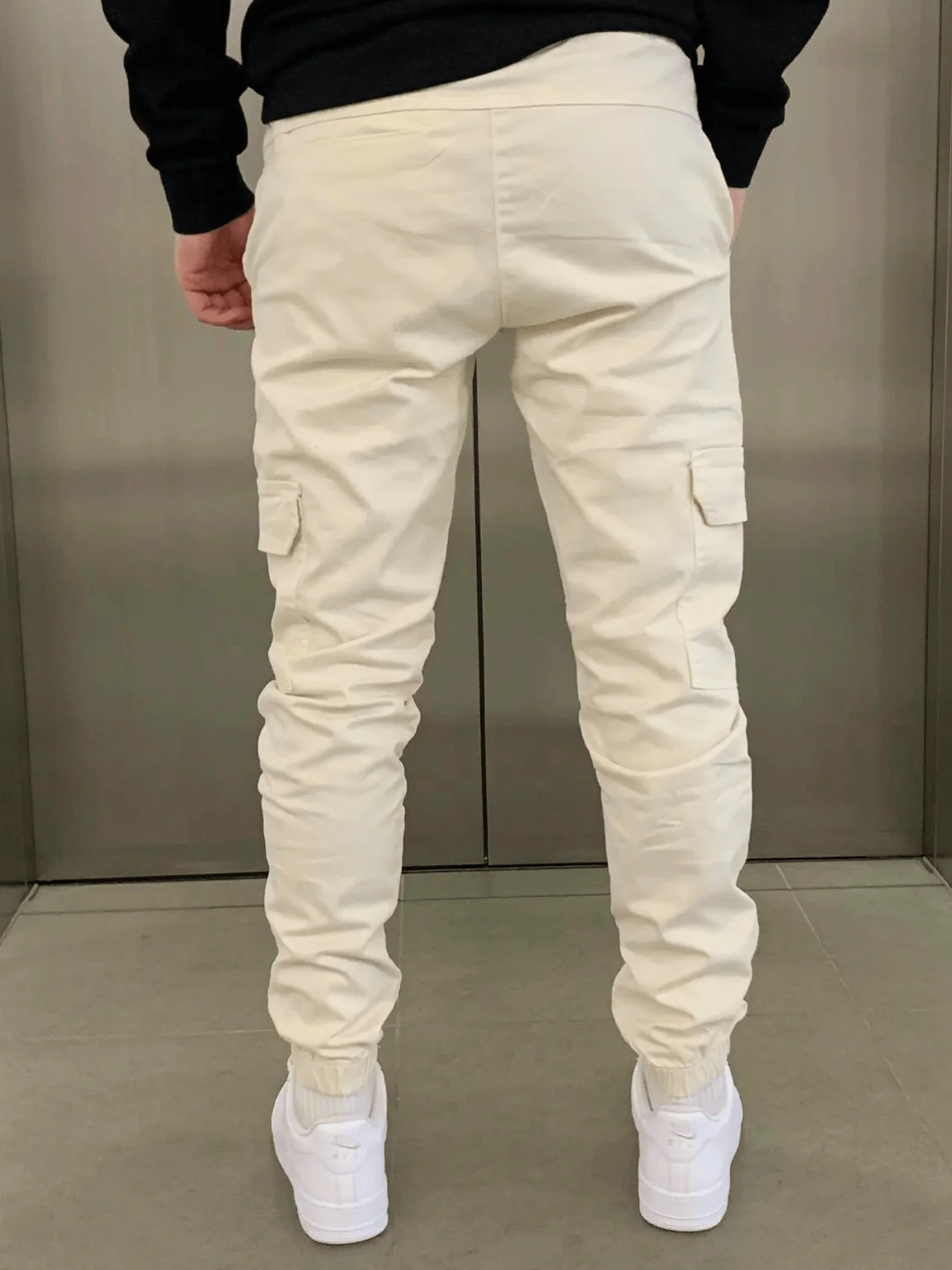 Olympus Cargo Jogger - Cream - Image 6